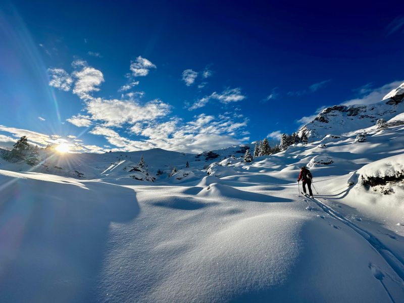 Skitour Schild